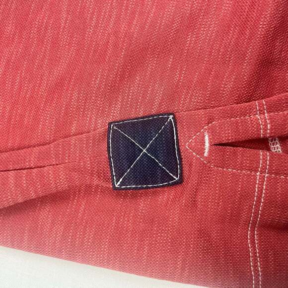 Orvis Polo Shirt Mens Small Red Pima Cotton Short Sleeve Golf Casual Lightweight - Picture 4 of 10